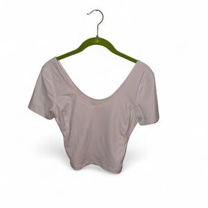 lululemon athletica Scoop-Neck Crop Top - White